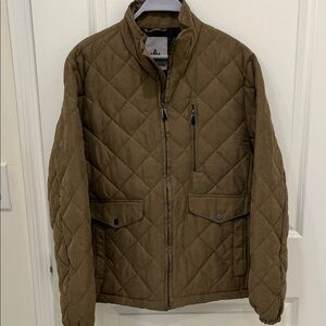 RAINFOREST Men's Olive Quilted Jacket-Men’s Medium